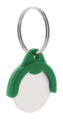 trolley coin keyring