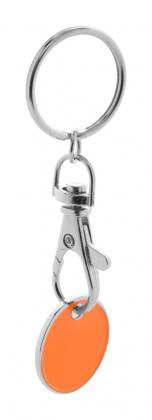 trolley coin keyring