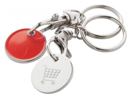 trolley coin keyring