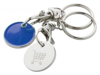 trolley coin keyring