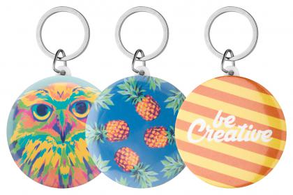 pin button keyring