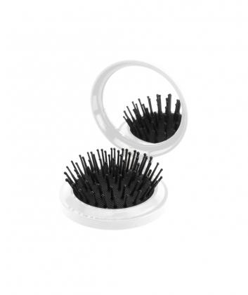 mirror with hairbrush