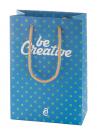 custom made paper shopping bag, small