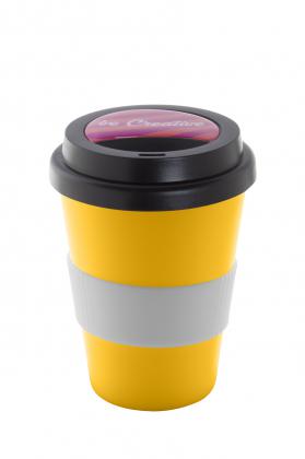 customisable thermo mug, lid
