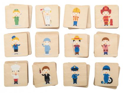 memory game, professions