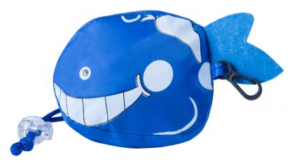 drawstring bag, whale