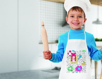 colouring apron