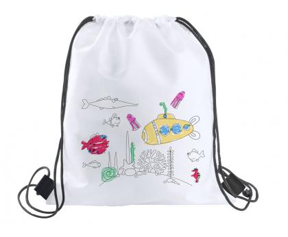 colouring drawstring bag