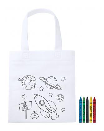 colouring shopping bag