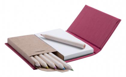 notepad with pencils