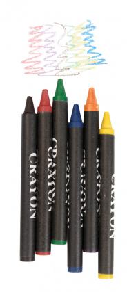 set of 6 crayons