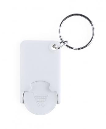 trolley coin keyring