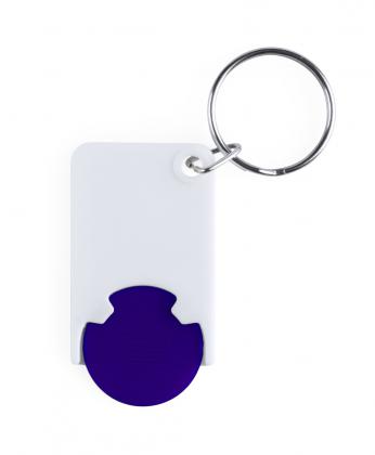 trolley coin keyring