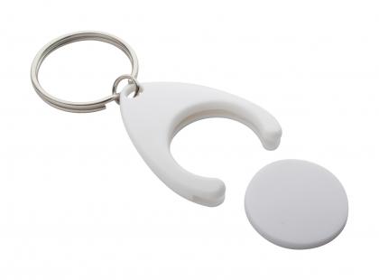 trolley coin keyring