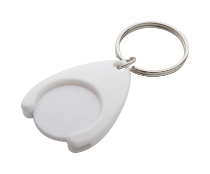 trolley coin keyring