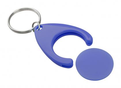 trolley coin keyring