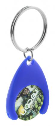 trolley coin keyring