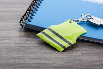 mini reflective vest keyring