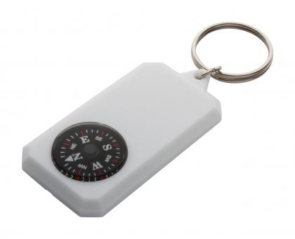 keyring with compass