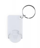 trolley coin keyring