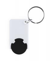 trolley coin keyring