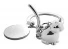 trolley coin keyring, cat