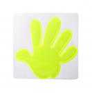 reflective sticker, hand