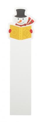 Christmas bookmark, snowman