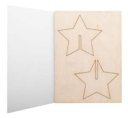 Christmas card, star