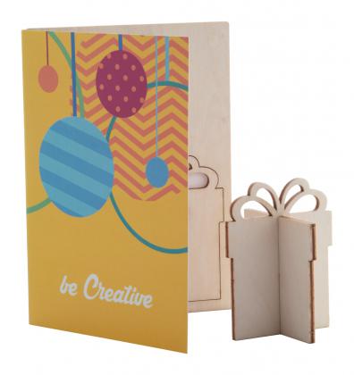 Christmas card, gift box