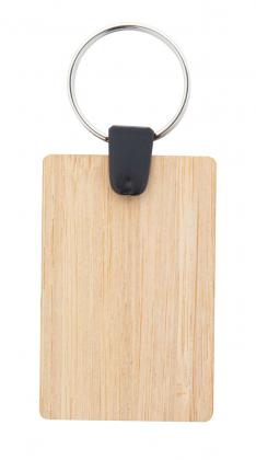 bamboo keyring, rectangle