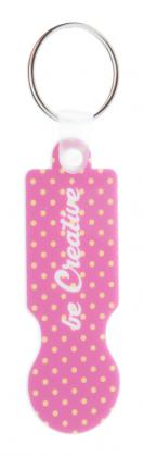 trolley coin keyring