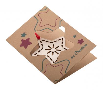 Christmas card, star