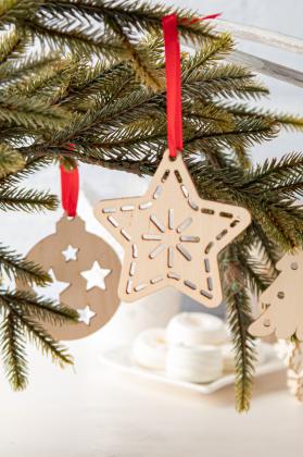 Christmas card, tree