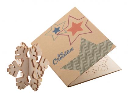 Christmas card, gift box