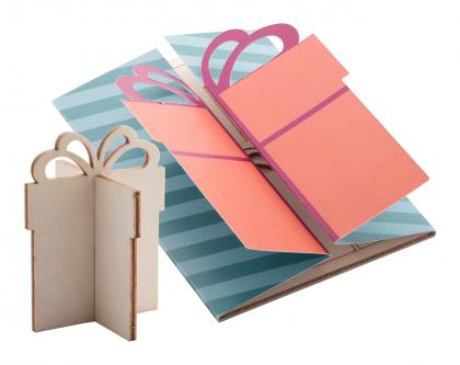 Christmas card, gift box