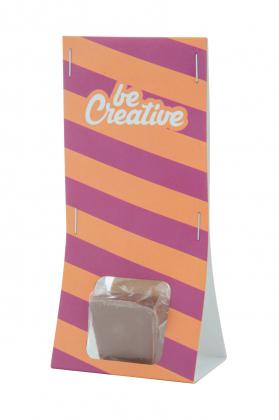 hot chocolate spoon, milk chocolate
