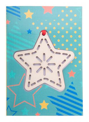 Christmas card, star