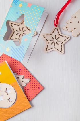 Christmas card, ball