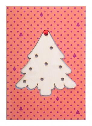 Christmas card, Christmas tree