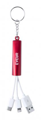 keyring USB charger cable