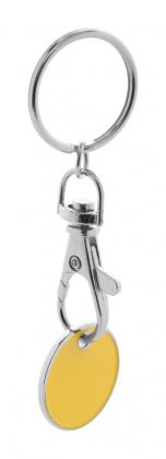 trolley coin keyring