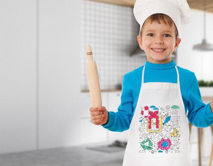 colouring apron
