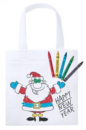 colouring shopping bag