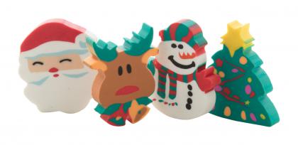 Christmas eraser set