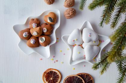 Christmas snack plate, star