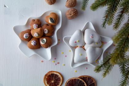Christmas snack plate, star