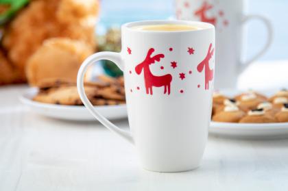 porcelain Christmas mug