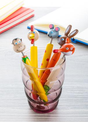 wooden ballpoint pen, monkey