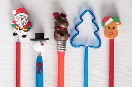 cartoon pen, Santa